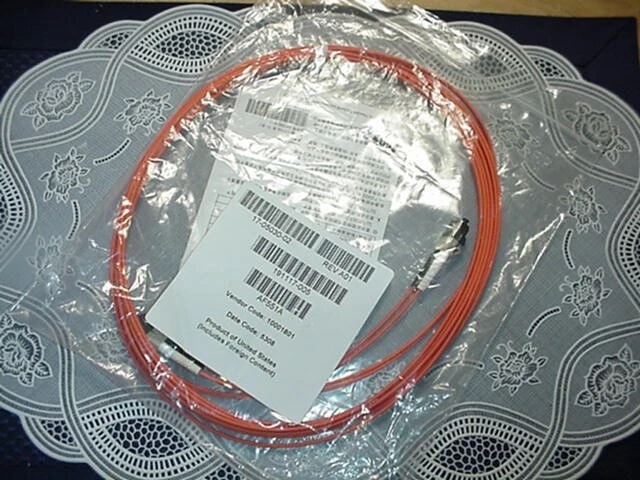 HP 5M SW LC/LC FC Cable Fiber Optic 191117-005 NEW! - Image 1 of 1