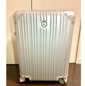 Mercedes Benz Aluminum Suitcase 32L Hard Shell Carry-On Luggage Japan - Picture 1 of 9