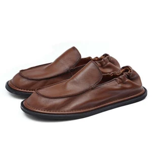 Men's Slip-On Loafers - Elastic Collar & Traction Sole - Picture 1 of 15
