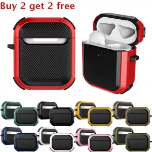 Funda delgada de poliuretano termoplástico resistente de carga a prueba de golpes para Apple AirPods Pro/3 - Imagen 1 de 17