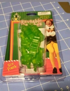 Cubitos de hielo de plástico reutilizables Elf the Movie Buddy Stance (paquete de seis) - Imagen 1 de 2
