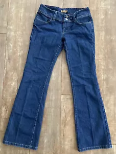 Vintage Y2K Tommy Hilfiger Jeans Women's Size 7 Denim Dark Wash Embroidered - Picture 1 of 9