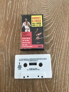 Sonny & Cher All I Ever Need Is You Cassette Tape - Picture 1 of 8