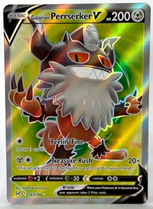 Galarian Perrserker V Rare Holo Schwert Schild Verlorener Ursprung 183/196 - Bild 1 von 2