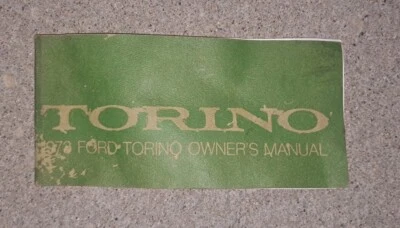 Ford Torino 1973 original de colección manual del propietario coleccionable hecho en EE. UU. Foto 1 de 4