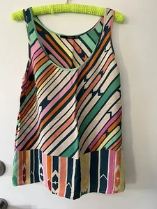 SEDUCE TANK TOP SIZE 10 Multi Colour - Picture 1 of 13