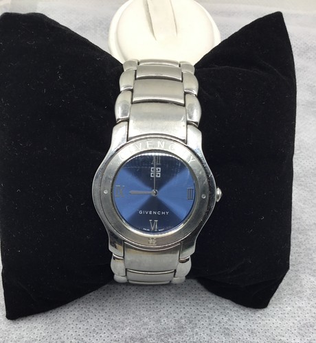Orologio Donna Givenchy Acciaio Inox Quadrante Blu Rotondo 8 1 2" Lungo SENZA BATTERIA