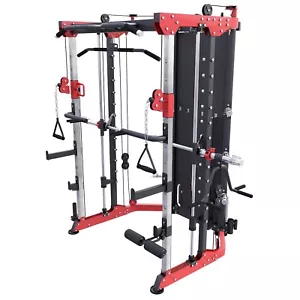 GORILLA SPORTS® Power Rack Kraftstation Multipresse Fitnessstation Smith Machine - Bild 1 von 12