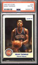 1983-84 Star #94 Isiah Thomas PSA 6 EX-MT Detroit Pistons ROOKIE