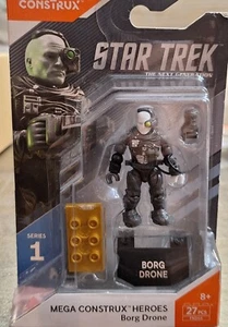 2017 MEGA Construx Hero- Star Trek The Next Generation - Borg Drone (Series 1) - Picture 1 of 9