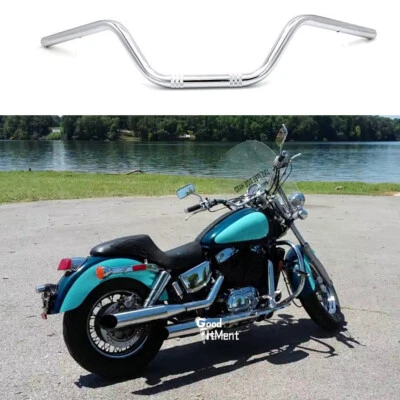 For Honda Shadow ACE 1100 VT1100C2 Motorcycle 1" Tracker Handlebars Drag Bars US - Image 1 of 4