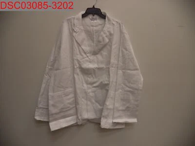 NWOT- Fashion Seal Healthcare Unisex Adult White 30" 5-Pocket Lab Coat, Size 2XL - Image 1 of 4
