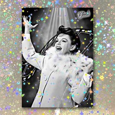Judy Garland Holographic Silver Screen Sketch Card Limited 1/5 Dr. Dunk Signed