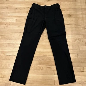 511 Tactical Class A Flex Tac Dress Pant Mens 36 UNHEMMED Black flat front Wool - Picture 1 of 5