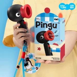 Pingu Summer Mini Fan Table Fan Portable Handheld with Pendant - Picture 1 of 7