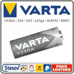 Alkaline Batterie VARTA 23A 12V Volt p23ga 8LR932 Mn21 V23GA A23 Ø10mm - Bild 1 von 1