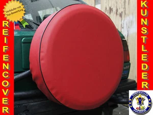 Rot Reserveradabdeckung Reserveradhülle Radhülle 79X30 MB Jeep Wrangler - Picture 1 of 3