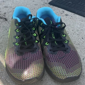 Nike Metcon 5 AMP 'Black Green Strike' Zapatos de Entrenamiento CD3395-046 Para hombres Talla 8 - Imagen 1 de 8