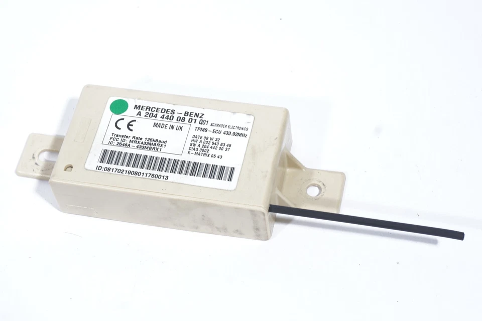 2008 - 2014 MERCEDES BENZ C300 RWD W204 МОДУЛЬ КОНТРОЛЯ ДАВЛЕНИЯ В ШИНАХ OEM - Изображение 1 из 4