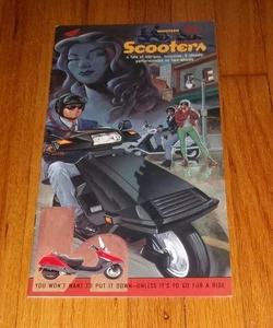 Original 1996 Honda Scooter Moped Sales Brochure Helix Elite 50 80 - Picture 1 of 2