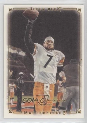2008 Upper Deck Masterpieces Ben Roethlisberger #7 - Image 1 of 2