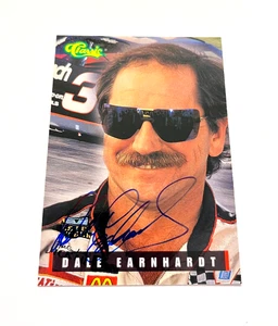 Dale Earnhardt NASCAR 1995 Classic Finish Line #89 Autographed Signed - Picture 1 of 3