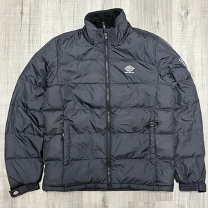 Dickies Puffer Jacket Coat Black Men’s Size Medium Small - Picture 1 of 16