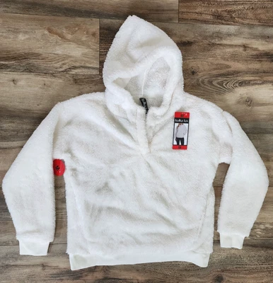 Lukka Lux Womens Fleece Hoodie | Soft Plush | White | NWT | Medium - Image 1 of 4