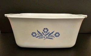 Teglia da forno vintage Corning Ware P-4-B 7x5,5x3 fiordaliso senza coperchio - Foto 1 di 8