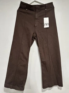 Relaxed Leg - Knöchellang - High Waist ZW ZARA WOMAN JEANS - Bild 1 von 13