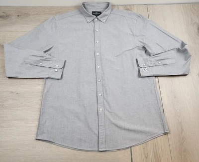Rodd And Gunn Oxford Shirt Mens 2XL Gray Long Sleeve Button Down Logo - Image 1 of 4