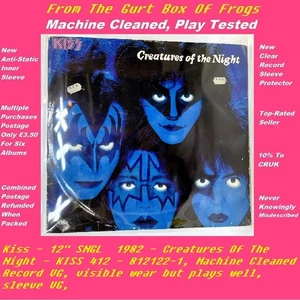 Kiss - 12" SNGL 1982 - Creatures Of The Night - KISS 412 - 812122-1 - Imagen 1 de 6
