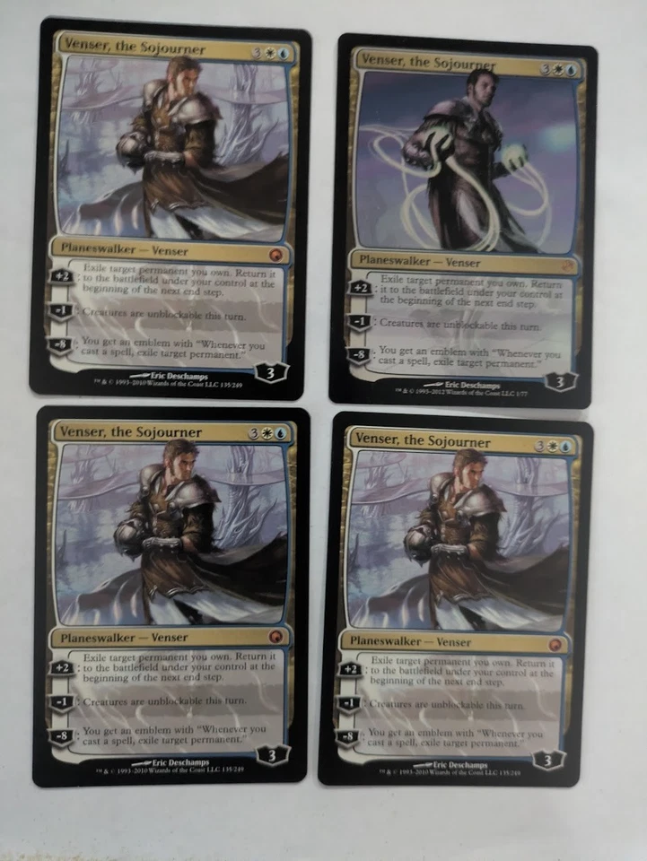 4 Venser, the Sojourner Scars of Mirrodin MTG NM Free ship with tracking - Image 1 of 2