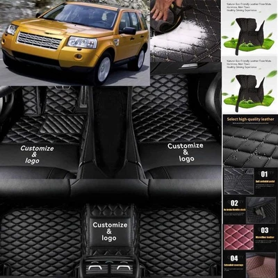 For Land Rover Freelander Car Floor Mats Cargo Liners Carpets Custom Foto 1 de 4