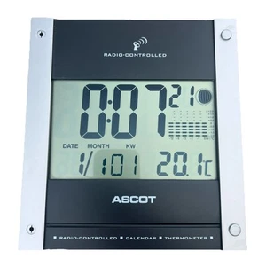 funkgesteuerter Digitalkalender/Thermometer/Uhr von ascot - Bild 1 von 8