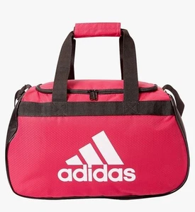 adidas Diablo Duffel Small Bold Pink/Black/White Gym Adjustable Shoulder Strap - Picture 1 of 3