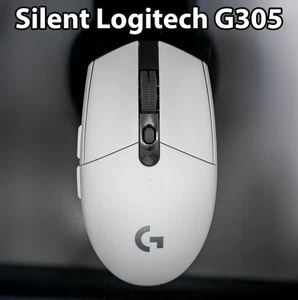 Logitech G305 Biała Cicha Bezprzewodowa Mysz do gier | Ciche wyciszenie Bezprzewodowa Hot-Swap - Zdjęcie 1 z 4