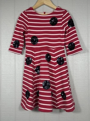 Mini Boden + Roald Dahl Mrs Ladybug & James the Giant Peach Dress sz 6-7 Yrs - Image 1 of 4