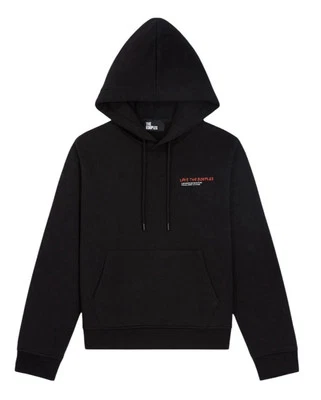 I Love The Kooples Sweatshirt Hoodie Women’s Large Black Kangaroo Pocket New - Image 1 of 4