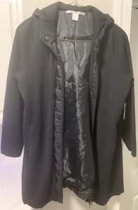 Max Studio Womens Long Coat Size XL NWT - Picture 1 of 5