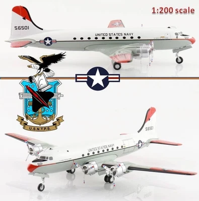 Hobby Master 1/200 HL2025 C-54Q Skymaster USNTPS NAS Patuxent River, Maryland - Imagem 1 de 4