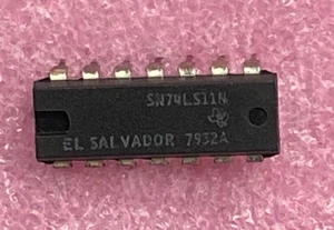 Texas Instruments SN74LS11N 3-Kanal, 3-Eingang bipolar UND Gate integrierte Schaltung - Bild 1 von 1