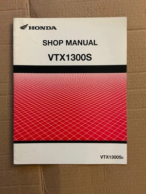 GENUINE HONDA WORKSHOP SUPPLEMENTARY SERVICE MANUAL FACTORY VTX1300S (5) VTX 04 - Image 1 of 4