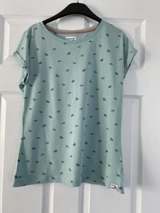 Fat Face Marine Conservation Society Tshirt Top Size 10 Green Turtle Print - Picture 1 of 9