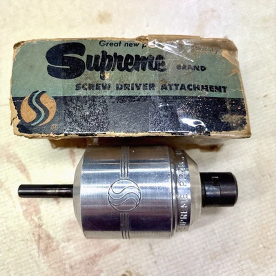 Herramienta de portabrocas Supreme Products Chicago de colección - accesorio de destornillador eléctrico Foto 1 de 4