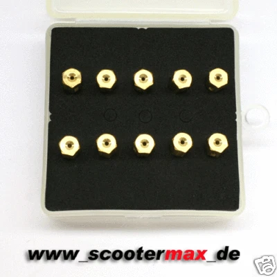 10x Hauptdüse Düsenset Hauptdüsenset für Mikuni Vergaser TM TMX VM Düse 440-530 - Bild 1 von 2