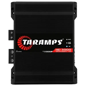USA DEALER- Taramps HD 3000 1 Ohm Black Effects 1 Channel 3000W RMS MAX, D - Picture 1 of 12