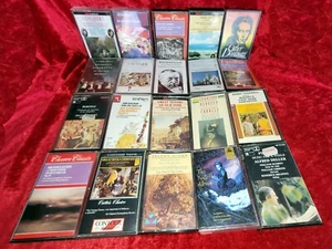 JOBLOT F, 40 MIXED CLASSICAL MUSIC CASSETTES ALL PHOTOGRAHED ALL PLAY TESTED - Picture 1 of 5