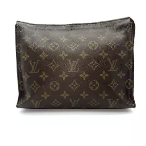 echt Louis Vuitton Monogramm Poche Toilette Clutch Tasche Kosmetik LV - Bild 1 von 24