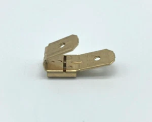 100 Pack Double Male Single Female .25 Quick Disconnect Adapter Connector - Picture 1 of 5
